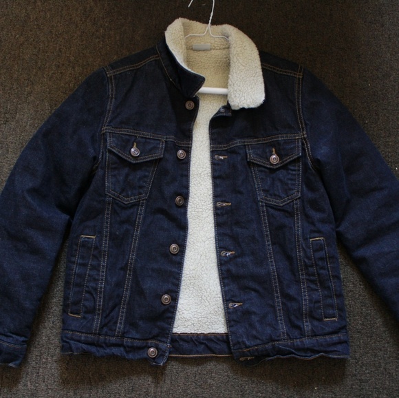Zara Other - Zara Boys Denim Sherpa Jacket